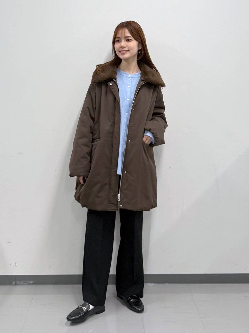 MATINEE LINE/2WAYサーマルコート/606805を使った人気ファッション 