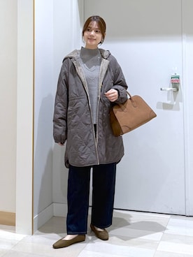 「アイテム（ネックレス）」を使った、きょんさん（レディース・155cm・30代）の秋コーディネート