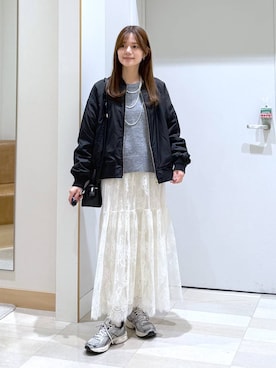 「GLOBAL WORK（グローバルワーク）のアイテム（ワンピース）」を使った、きょんさん（レディース・155cm）の秋コーディネート