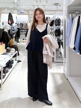 「GLOBAL WORK（グローバルワーク）のアイテム（シャツ/ブラウス）」を使った、きょんさん（レディース・155cm）の秋コーディネート