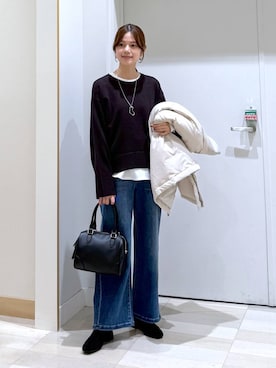 「アイテム（シュシュ）」を使った、きょんさん（レディース・155cm・30代）の秋コーディネート