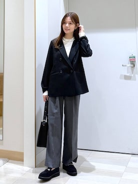 「アイテム（テーラードジャケット）」を使った、きょんさん（レディース・155cm・30代）の秋コーディネート