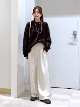 「アイテム（シュシュ）」を使った、きょんさん（レディース・155cm・30代）の秋コーディネート