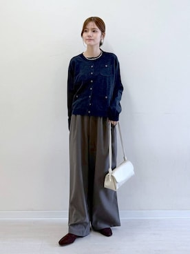 「アイテム（アクセサリー）」を使った、きょんさん（レディース・155cm・30代）の秋コーディネート
