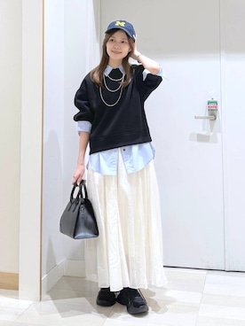 「アイテム（帽子）」を使った、きょんさん（レディース・155cm・30代）の秋コーディネート