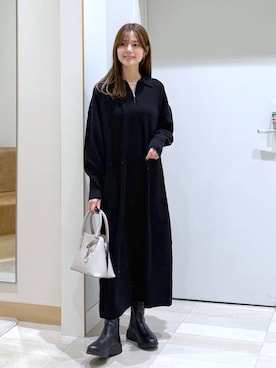 「アイテム（ワンピース/ドレス）」を使った、きょんさん（レディース・155cm・30代）の秋コーディネート