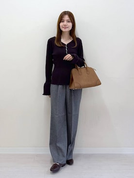 「アイテム（ニット/セーター）」を使った、きょんさん（レディース・155cm・30代）の夏コーディネート