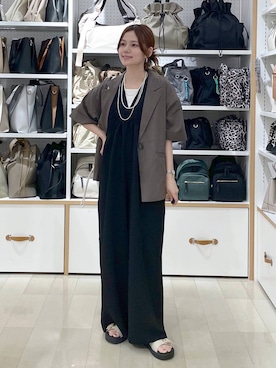 「GLOBAL WORK（グローバルワーク）のアイテム（ジャケット/アウター）」を使った、きょんさん（レディース・155cm）の夏コーディネート