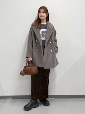 「アイテム（ハンドバッグ）」を使った、きょんさん（レディース・155cm・30代）の冬コーディネート