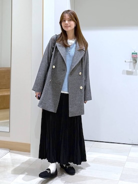 「アイテム（ローファー）」を使った、きょんさん（レディース・155cm・30代）の秋コーディネート