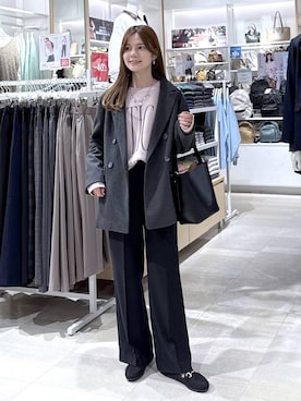 「アイテム（テーラードジャケット）」を使った、きょんさん（レディース・155cm・30代）の冬コーディネート