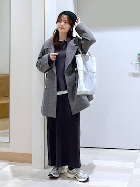 「GLOBAL WORK（グローバルワーク）のアイテム（ワンピース）」を使った、きょんさん（レディース・155cm）の秋コーディネート