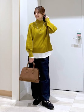 「アイテム（その他ヘアアクセサリー）」を使った、きょんさん（レディース・155cm）の秋コーディネート