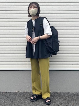 「アイテム（サンダル）」を使った、ものさん（レディース・157cm・30代）の夏コーディネート