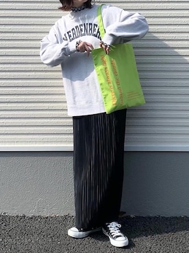 「チェッカー柄」｜ものさん（レディース・157cm）の春コーディネート
