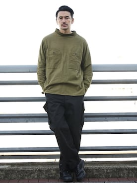 「YMCLKY（ワイエムシーエルケーワイ）のアイテム」を使った、yuya kudoさん（メンズ・182cm）の春コーディネート