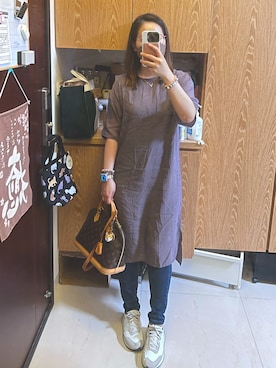 「LouisVuitton」｜「アイテム（ワンピース/ドレス）」を使った、ayayarainさん（レディース・161cm）の春コーディネート