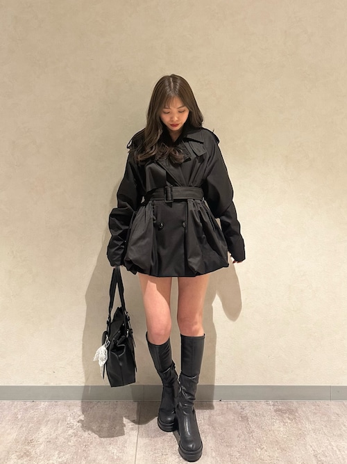 セール】【REVIVAL】厚底チャンキーストレッチロングブーツ（ブーツ