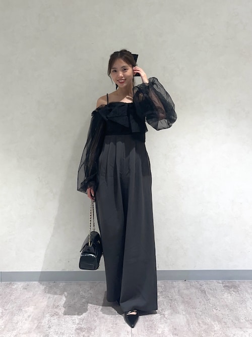 SALON byChico】フロントリボンドッキングコンビネゾン/オケージョン