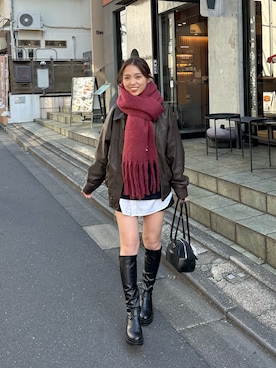 「アイテム（その他アウター）」を使った、yuikaさん（レディース・154cm）の夏コーディネート