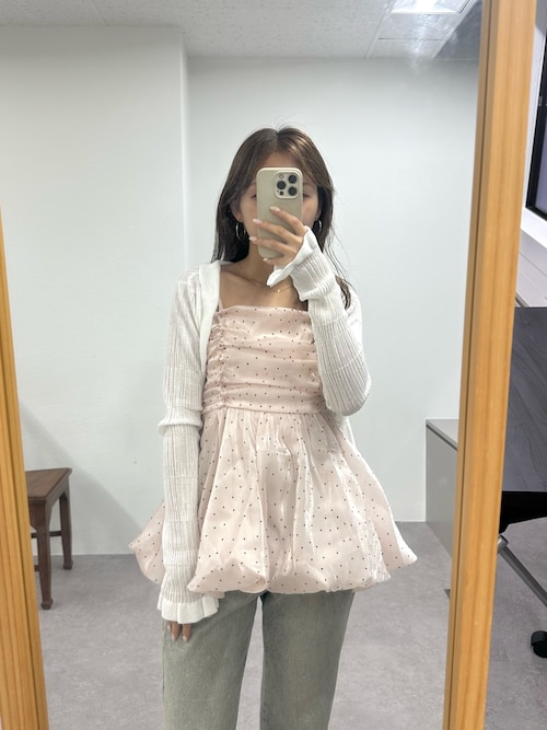 前後2wayドロストシアーカーディガン（カーディガン/ボレロ