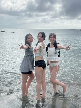 「アイテム（水着/着物・浴衣）」を使った、yuikaさん（レディース・154cm）の夏コーディネート