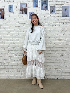 yuikaさん（レディース・154cm）の春コーディネート