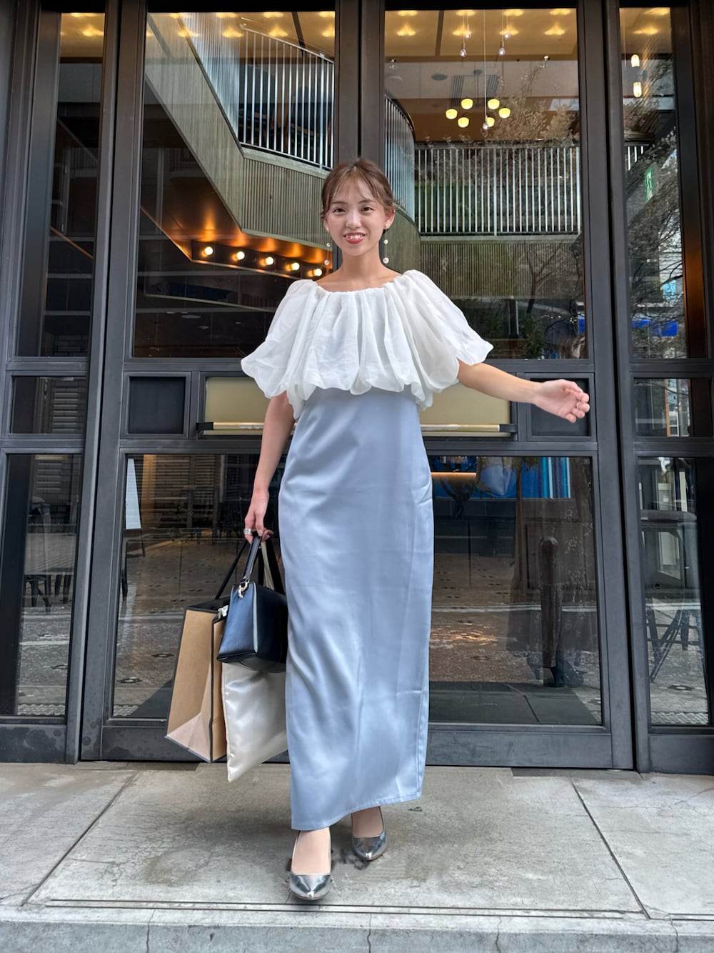 オケージョンドレス、Chicoドレス SALON by Chico限定】配色レース