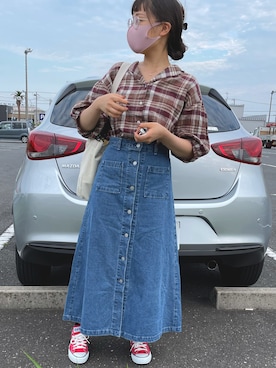 さつまいも。さん（レディース・162cm）の夏コーディネート