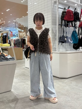 「アイテム（キーホルダー）」を使った、a s u k aさん（レディース・145cm）の夏コーディネート