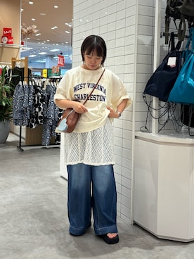 「アイテム（トートバッグ）」を使った、a s u k aさん（レディース・145cm・20代）の夏コーディネート