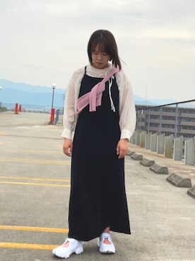 「しまむら（シマムラ）のアイテム」を使った、a s u k aさん（レディース・146cm）の春コーディネート