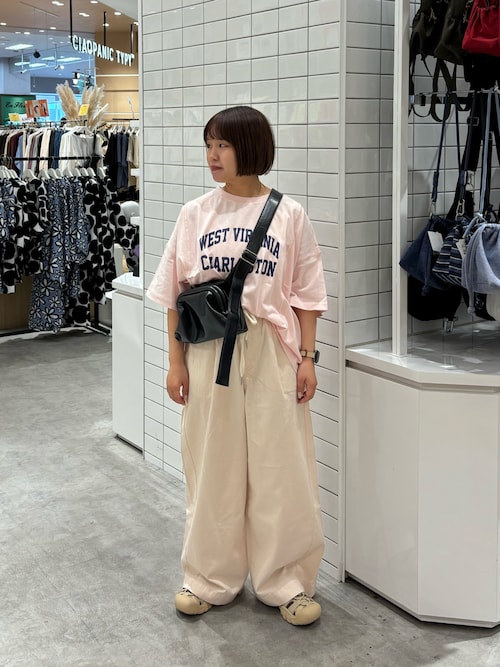 USAコットン切替プリントTee