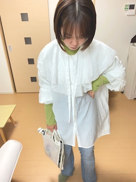 「Kastane」｜「アイテム（その他トップス）」を使った、a s u k aさん（レディース・146cm）の春コーディネート