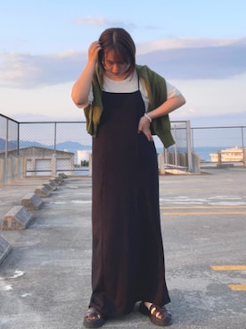 「しまむら（シマムラ）のアイテム」を使った、a s u k aさん（レディース・146cm）の春コーディネート