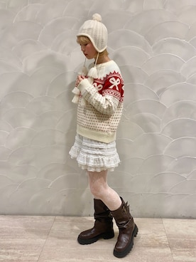 もちちゃんさん（レディース・158cm）の冬コーディネート