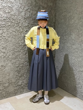 「kaorinomori（カオリノモリ）のアイテム」を使った、もちちゃんさん（レディース・158cm）の秋コーディネート