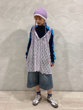 「w closet（ダブルクローゼット）のアイテム」を使った、もちちゃんさん（レディース・158cm）の秋コーディネート