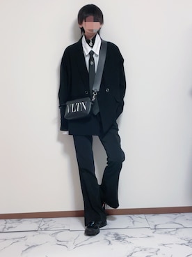 「アイテム（ピアス（片耳用））」を使った、Natさん（メンズ・172cm）の秋コーディネート