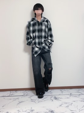 「お洒落さんとつながりたい」｜「アイテム（スニーカー）」を使った、Natさん（メンズ・172cm）の秋コーディネート