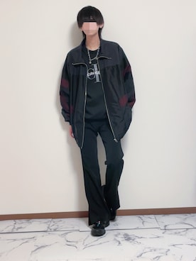 「アイテム（ピアス（片耳用））」を使った、Natさん（メンズ・172cm）の秋コーディネート