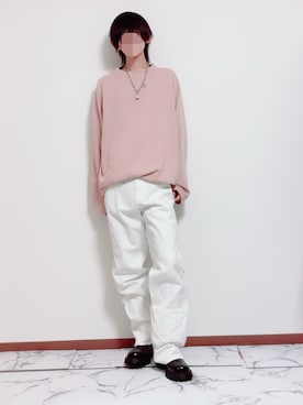 「アイテム（ピアス（片耳用））」を使った、Natさん（メンズ・172cm）の秋コーディネート