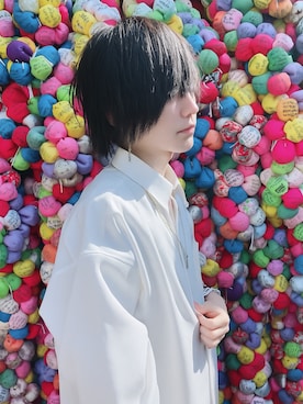 「OY（オーワイ）のアイテム」を使った、Natさん（メンズ・172cm）の冬コーディネート