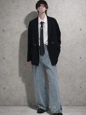 「アイテム（ピアス（片耳用））」を使った、Natさん（メンズ・172cm）の春コーディネート