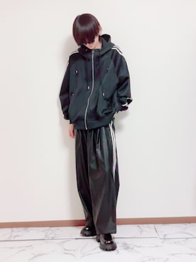 「アイテム（ピアス（片耳用））」を使った、Natさん（メンズ・172cm）の冬コーディネート