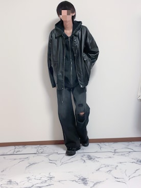 「アイテム（その他アウター）」を使った、Natさん（メンズ・172cm）の秋コーディネート