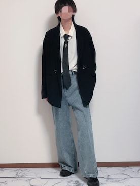 「アイテム（フォーマルスーツ/小物）」を使った、Natさん（メンズ・172cm）の秋コーディネート