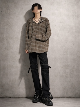 「cussil（クシル）のアイテム（アクセサリー）」を使った、Natさん（メンズ・172cm）の春コーディネート