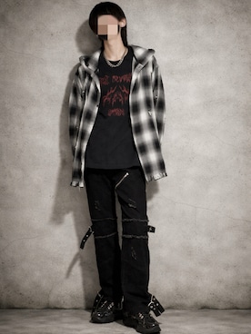 「cussil（クシル）のアイテム（アクセサリー）」を使った、Natさん（メンズ・172cm）の春コーディネート