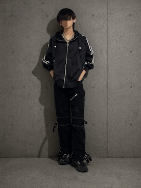 「ADRER（アドラー）のアイテム（ブルゾン）」を使った、Natさん（メンズ・172cm）の春コーディネート